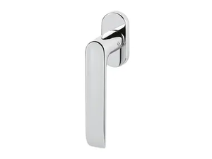 LUND SE 12 DK/SM - DK brass window handle on rose _ Colombo Design